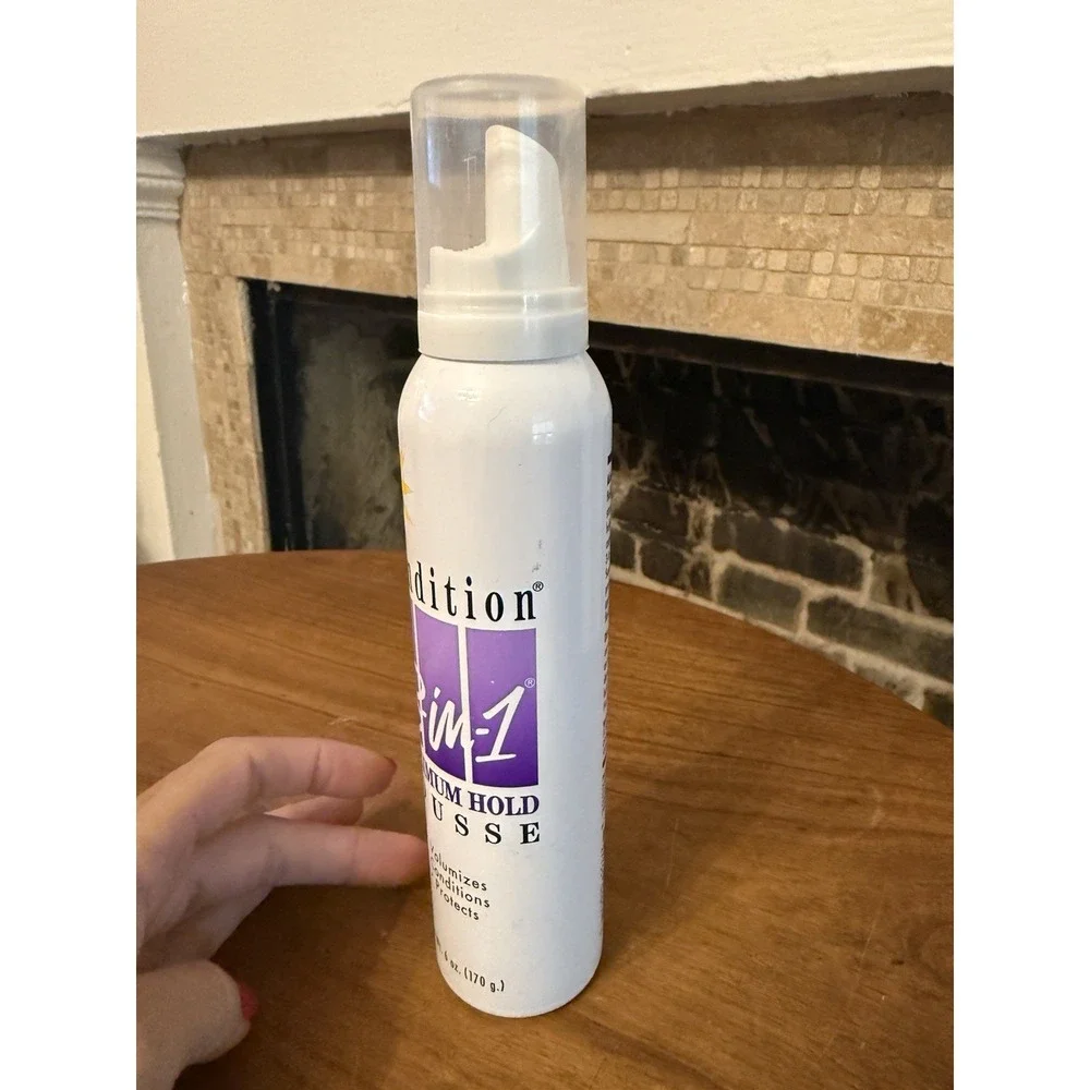 ( 1 ) Condition 3-In-1 MAX Hold Mousse w/ Sunscreen~Volumizes & Protects~6 oz.